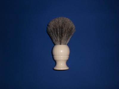 China Gray Pure Badger Men Shaving Brush #AAE122 Silvertip Badger Brush for sale