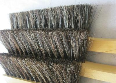 China Mixed  Color Bathroom Floor Cleaning Brush With Horse Mane Hair Mixed PP 7 CM for sale