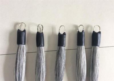 China 75CM Grey Natural Loop Horse Tail Extension False Tail 170g / Buddle for sale