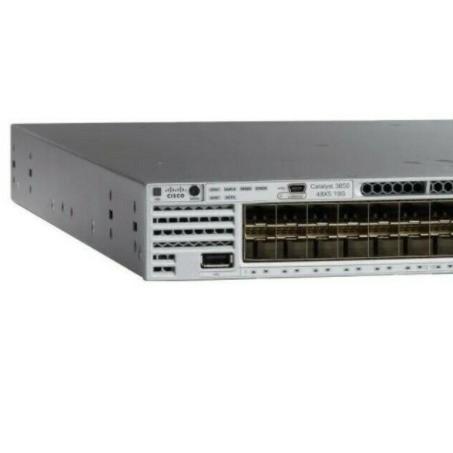 Quality 48Gbps 10G SFP Optical Switch WS-C3850-48XS-S 48 X 10/100/1000 for sale