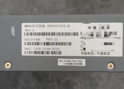 중국 스택블 쥬니퍼 SRX340 라우터 SRX340-SYS-JB 쥬니퍼 제품 판매용
