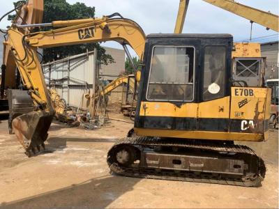 China Caterpillar E70B Used CAT Excavators 0.3M3 Bucket for sale