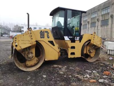 China CB534D Tandem Double Drum Roller Compactor Caterpillar Used 12T for sale