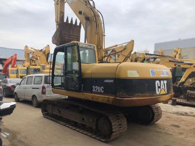 China Caterpillar 320C 320CL Used Cat Crawler Excavator 20t 1M3 Bucket for sale