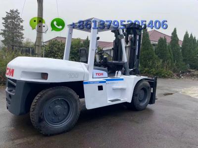 China 10 Ton TCM FD100 Used Forklift Truck With 6m Lifting Height for sale