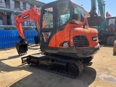 China 2020 años DX60 utilizaron el excavador 20 Ton Capacity de Doosan en venta