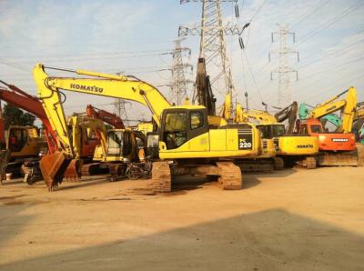 Cina Escavatore a ruote KOMATSU giallo, escavatori PC220LC-8 di KOMATSU di 22 tonnellate in vendita