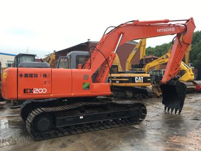 China venda a máquina escavadora de 20 toneladas Hitachi EX200-5 de Japão com linha do disjuntor e boa condição de trabalho à venda