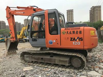 China 2013 años Hitachi excavador de 12 toneladas, excavador de Hitachi Zx120 de la segunda mano en venta