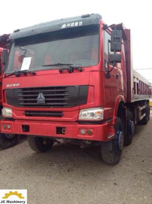 China o caminhão de descarregador da mão 30-50T8x4 segundo/12 pneus usou o tipo do diesel dos caminhões de caminhão basculante à venda