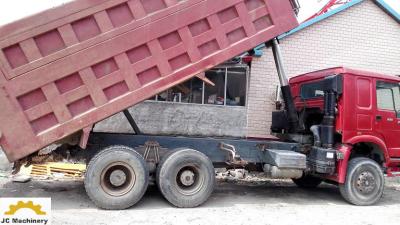 China 6X4 Howo 336 Second Hand Dumper Truck With 5600*2300*1600mm Box Size for sale