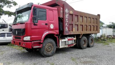 China Power Steering Second Hand 10 Wheeler Truck , Sinotruck Howo Tipper Truck for sale