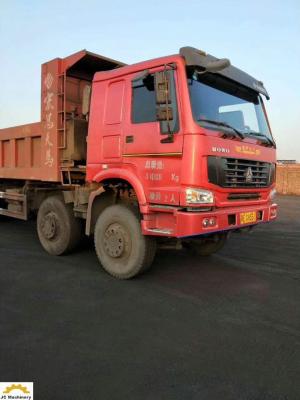 중국 380hp 40 톤 덤프 트럭, 12 타이어 초침 소형 덤프 트럭 ISO 승인 판매용