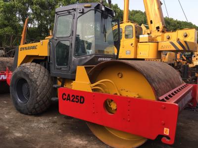 China 10T Used Single Drum Roller Compactor Dynapac CA25D 26676 Lb Operating Weight for sale
