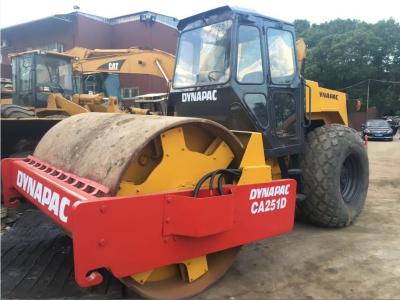 China Dynapac CA251D Used Vibratory Roller / Used Road Roller With Water Cooling Engine for sale