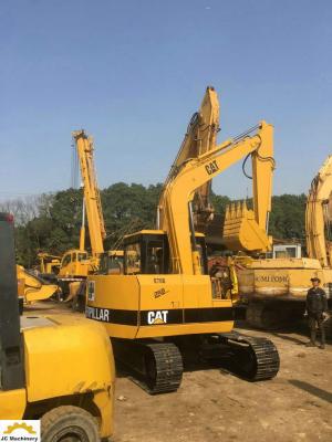 China Second Hand E200b E120b E70b Cat Excavator , Old Cat Excavator Yellow Color for sale