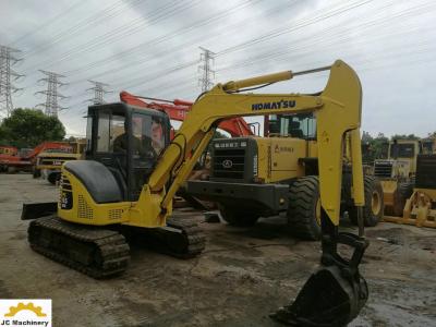 China 2013 Year Used Komatsu 5 Ton Excavator With Rubber Chain 3D88E Engine PC55MR for sale