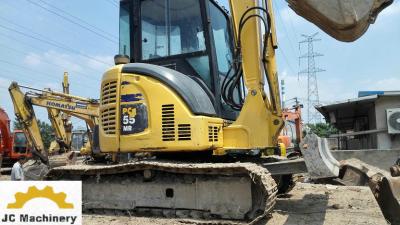 China Low Working Hour Small Used Komatsu Excavator PC55MR 2012 400mm Shoe Size for sale