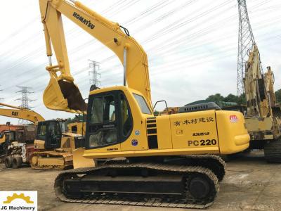 China Excavador usado 20 toneladas KOMATSU PC220-6 de la correa eslabonada en venta