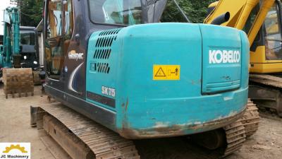 China 1670h Used Kobelco Mini Excavator , Kobelco Sk75 Excavator 2015 Year 41kw for sale