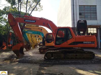 China 2013 anos 22T usaram o escavador DH220 DH220-7 de Daewoo da máquina escavadora de Doosan à venda