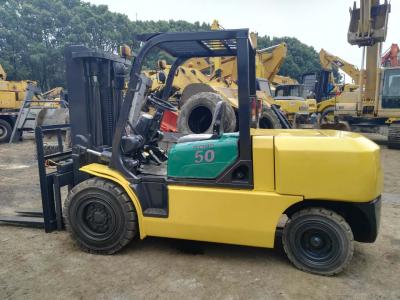 China 5 Ton Second Hand Forklift Truck FD50 , Used Warehouse Forklift Low Working Hours for sale