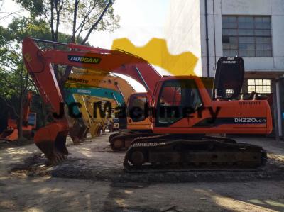 China Sligthtly Used Korean Doosan Crawler Excavator 22 Ton DH220LC-7 600mm Shoe Size for sale