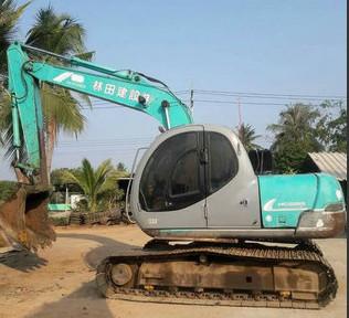 China Sk120-5 Used Kobelco Excavator Second Hand Kobelco Excavators 4 Cylinder for sale