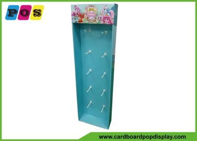 China Soporte de exhibición del compinche de la cartulina del POP con las clavijas plásticas para la tienda SK033 de la blanco en venta