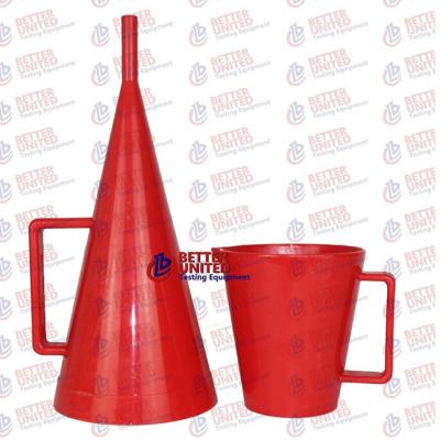 China Petroleum Drilling Fluids Testing Equipment Marsh Funnel 946ml Measuring Cup for sale