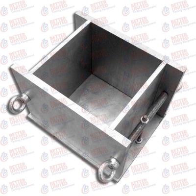 China SGS Steel Cement Testing Equipment Cement Cube Mould 70.7Mm 3.9kg for sale