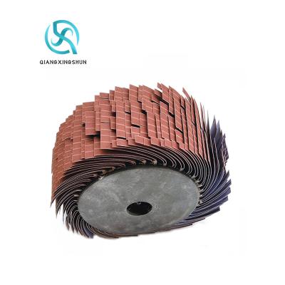 China 250mm*50mm Size Sand Cloth Abrasive Flap Wheel for Polishing Wood and Metal for sale