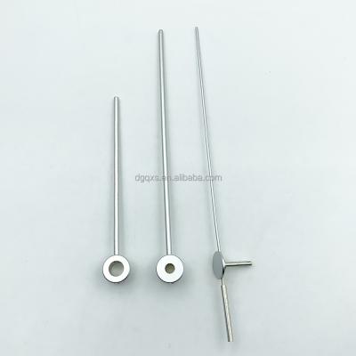 China Silver grey cylindrical copper clock hands with high grade quality brass clock pointers for sale