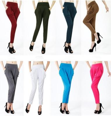 China Fashion Women High Waist Colorful Harem Pants Sr8228 for sale