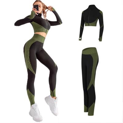 China New Hot Selling Sportwear Yoga Set Top and Trouser for sale