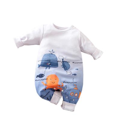 China 100%cotton Cute Fashion Cute Cartoon Clothes Long Sleeve Newborn Baby Clothes Baby Rompers Baby Onesie for sale