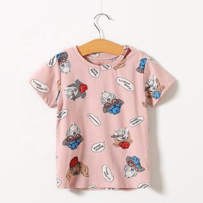 Chine Wholesale Infant Toddler Shirt Summer Baby Design T-shirt Baby Sale Short Sleeves T-shirt Infant Animal Newborn Breathable Warm Baby à vendre