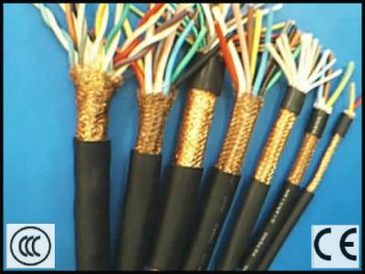 China Round Shield Cable for Electrical Apparatus RVV type with CE certificate in Black Color for sale