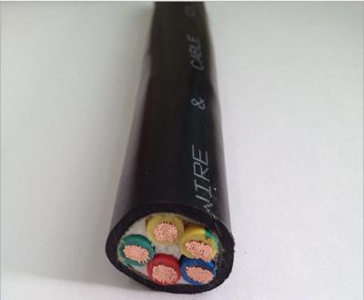 China Flexible Drum reeling cable for flexible installation with black jacket for sale