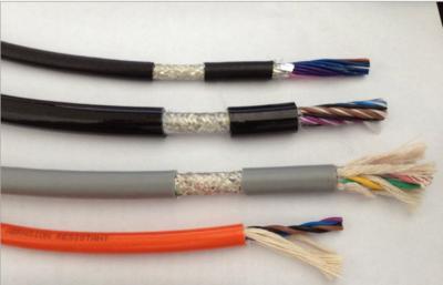 China Special Cable for Drag Chains TRVVSP for machine or equipments bending frequently in grey/black/orange Color for sale