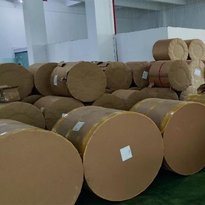 China Waterproof Giant Silicone Oil Paper Roll for Safe and Hygienic Potato Chips Packaging for sale