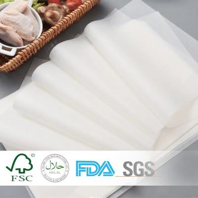 China Wax Silicone Coated Baking Paper For Baking And Raw Rolling Custom Order Accepted for sale
