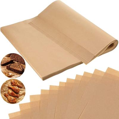 China Silicone Coated Cooking Sheet Air Fryer Parchment Paper Liners Oven Baking Paper for sale