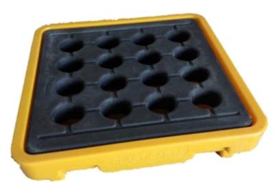 China Single Spill Containment Pallet Deck No Forklift Pocket Corrosion Free for sale