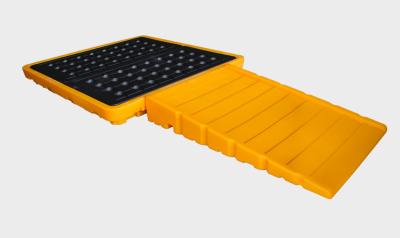 Chine Rampe de plate-forme de flaque 15 cm pour la plate-forme de flaque en plastique jaune LLDPE de couleur à vendre