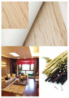 中国 熱絶縁材5.5mのジュートのラミーの麻布の自然で物質的な壁紙 販売のため