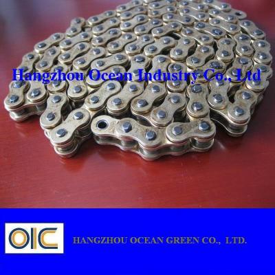 China ISO / DIN / ANSI Four Side Punch Motorcycle Chains 420 428 428H 520 530 630 for sale