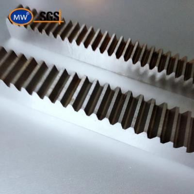China Factory Price Galvanized Steel Sliding Door Gear Rack in 1m Length en venta