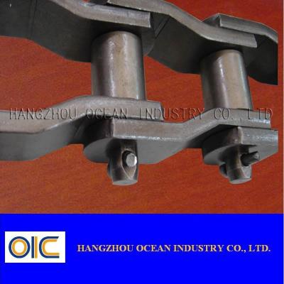 China Heavy-Duty Cranked-Link Transmission Chains , type 2010 , 2510 , 2512 , 2814 , 3214 , 3315 , 3618 , 4020 for sale