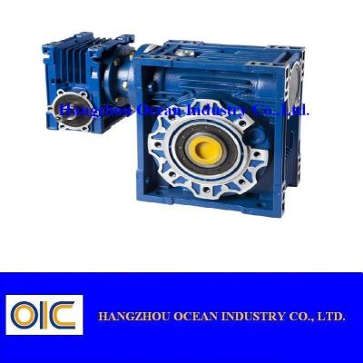 China Transmission Worm reduction gearbox for conveyor , agricultural bevel gearbox reducer for sale